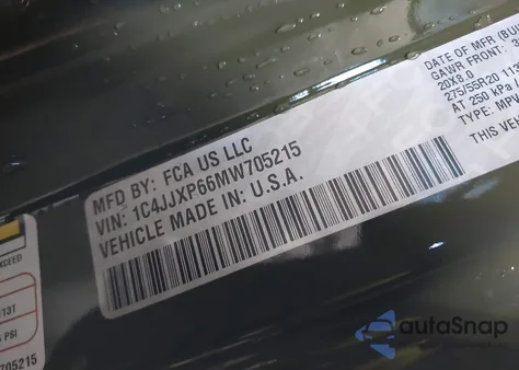 2021 Jeep Wrangler 4Xe Unlimited Sahara 4X4 из США, поврежденный, VIN 1C4JJXP66MW705215